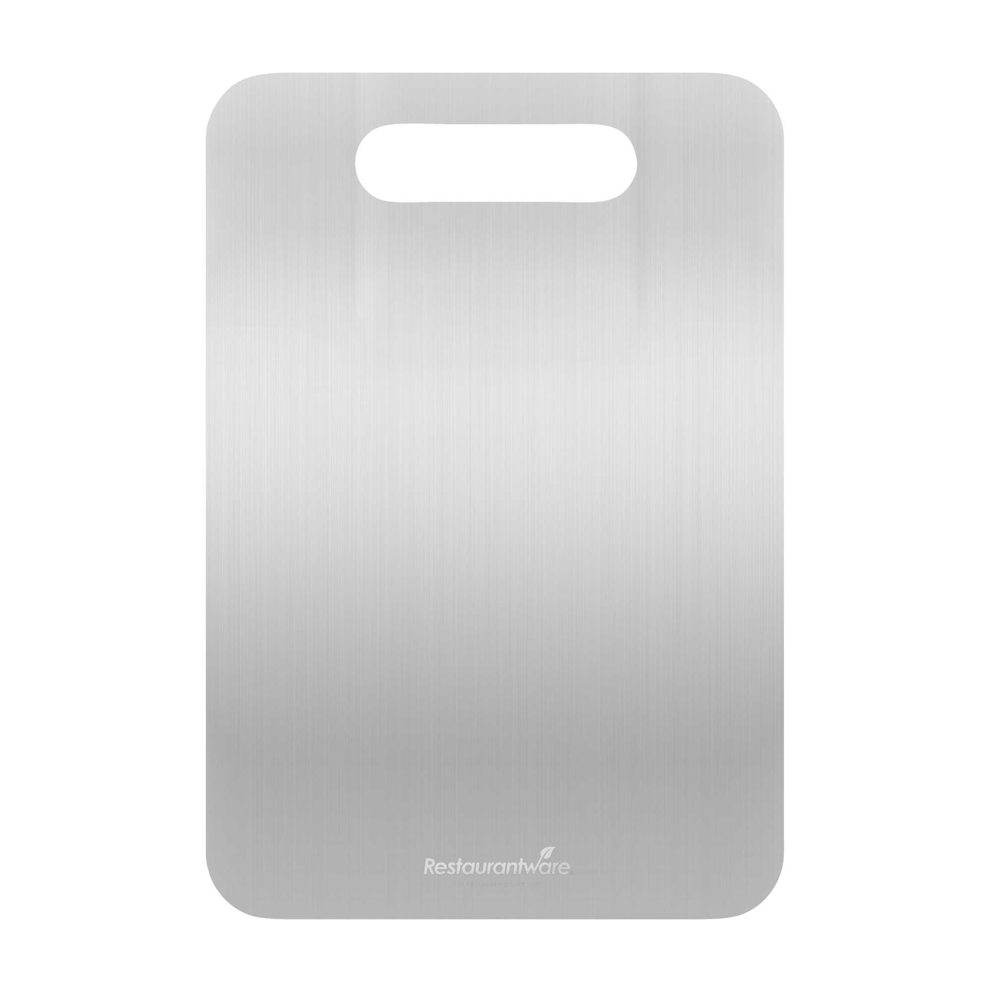 Met Lux Rectangle Titanium Small Cutting Board - 11 1/2" x 7 3/4" - 1 count box