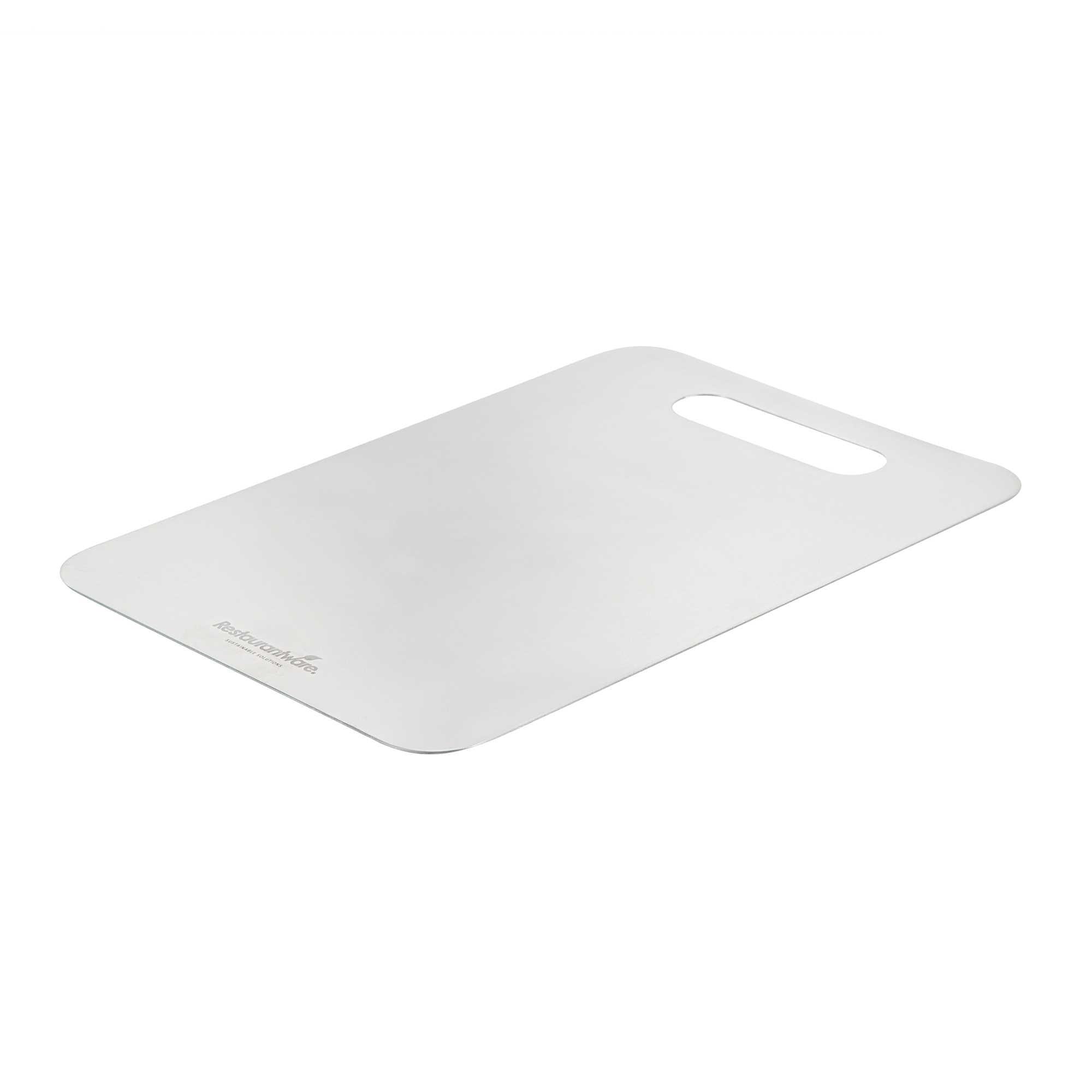 Met Lux Rectangle Titanium Small Cutting Board - 11 1/2" x 7 3/4" - 1 count box