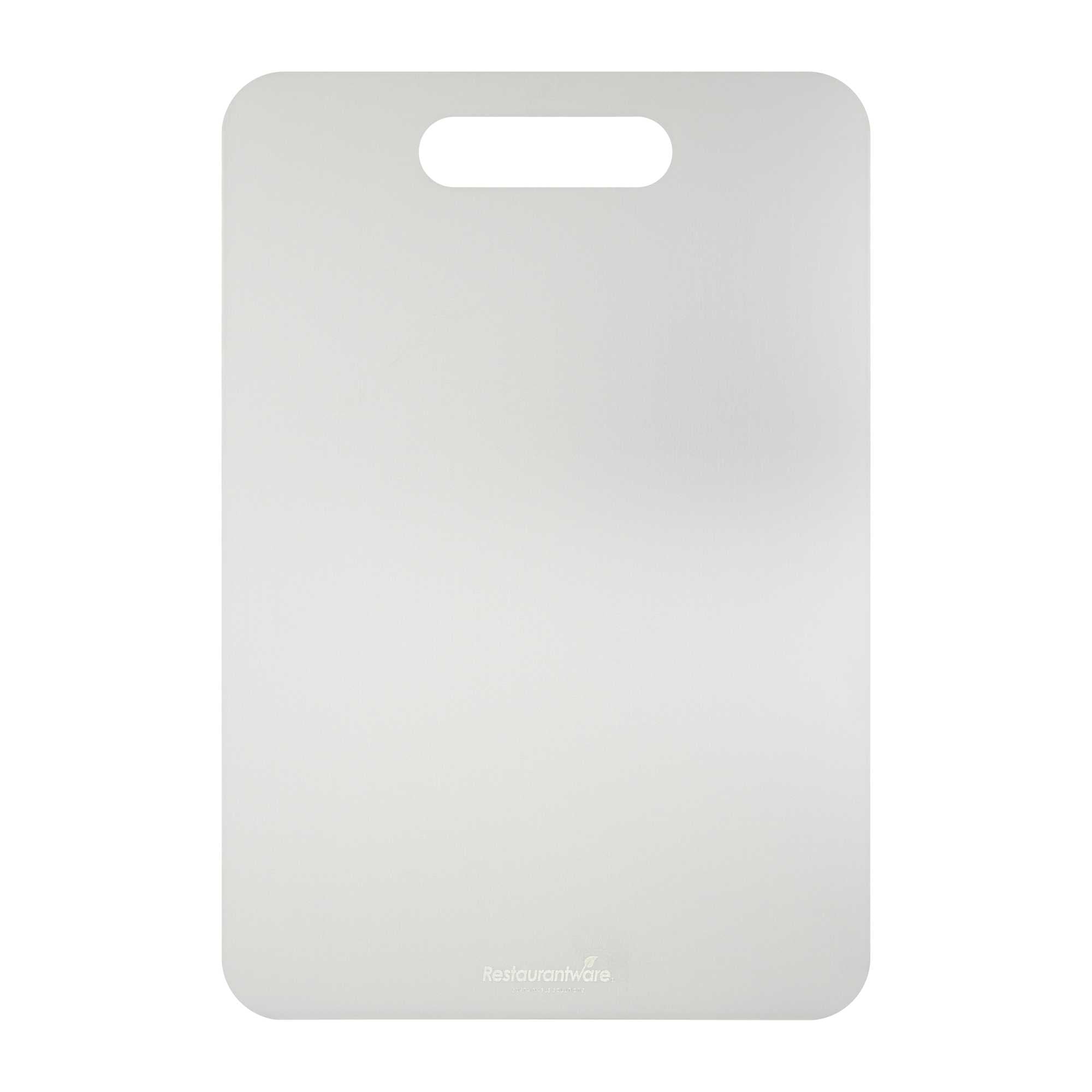 Met Lux Rectangle Titanium Medium Cutting Board - 14 1/4" x 9 3/4" - 1 count box