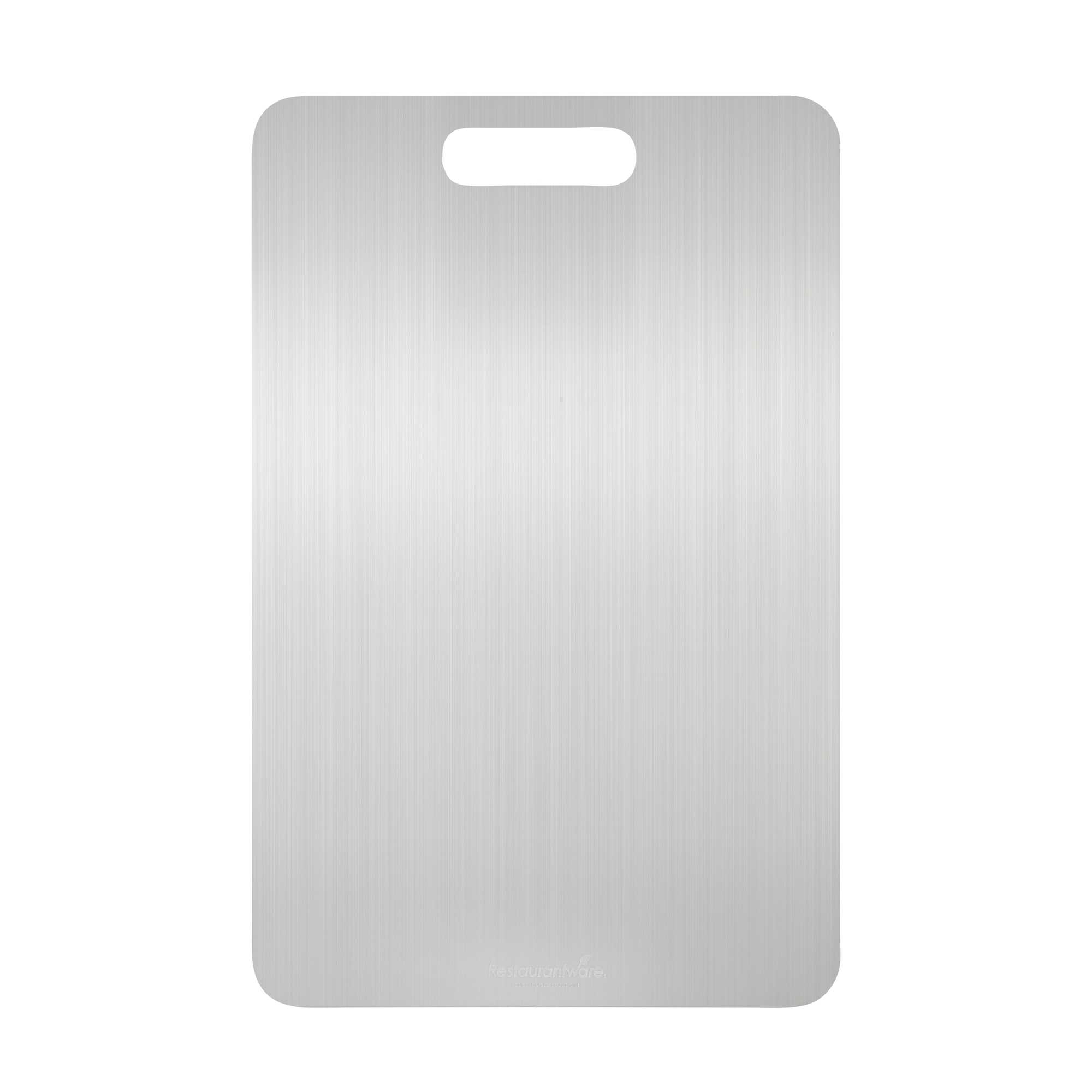 Met Lux Rectangle Titanium Large Cutting Board - 18" x 11 3/4" - 1 count box