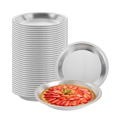 Pastry Tek 18 Gauge Aluminum Pie Pan - 10