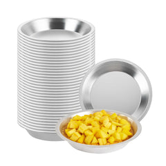 Pastry Tek 18 Gauge Aluminum Deep Dish Pie Pan - 10