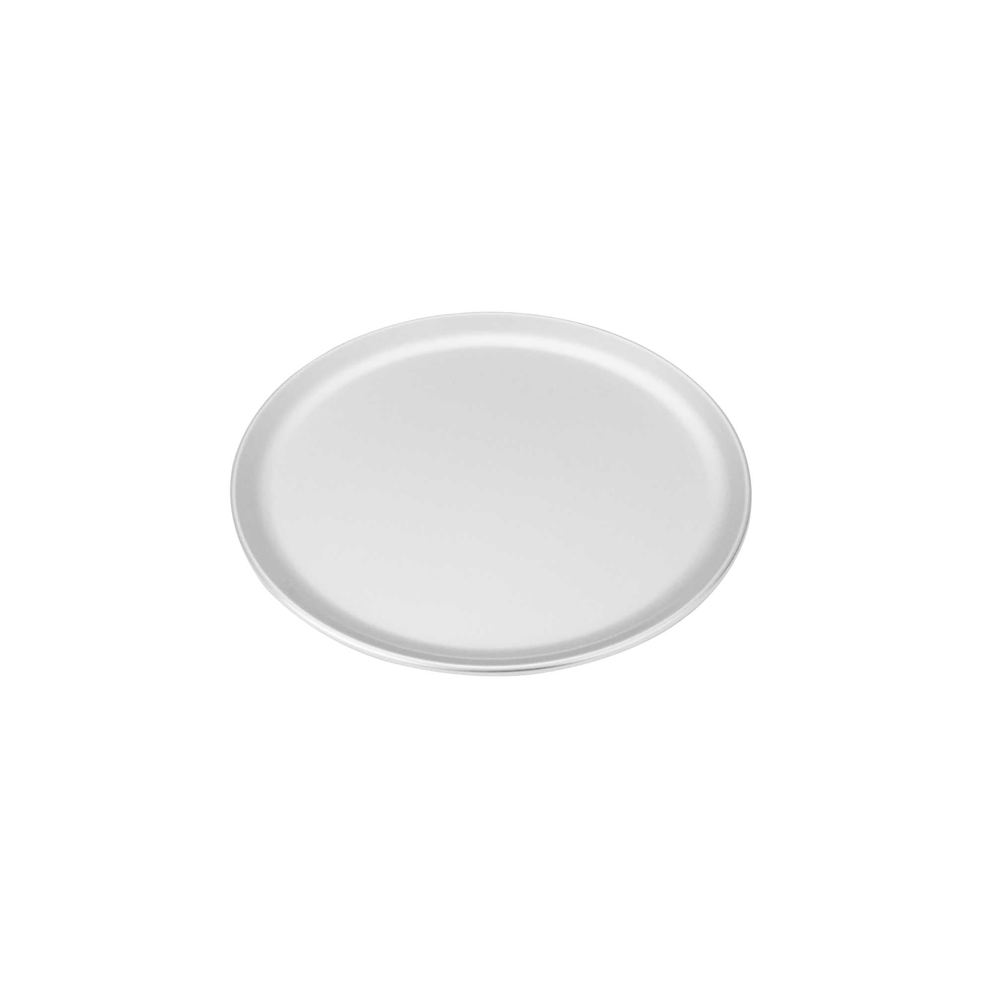 Pizzaly Aluminum Coupe Pizza Pan - 9" x 9" - 1 count box