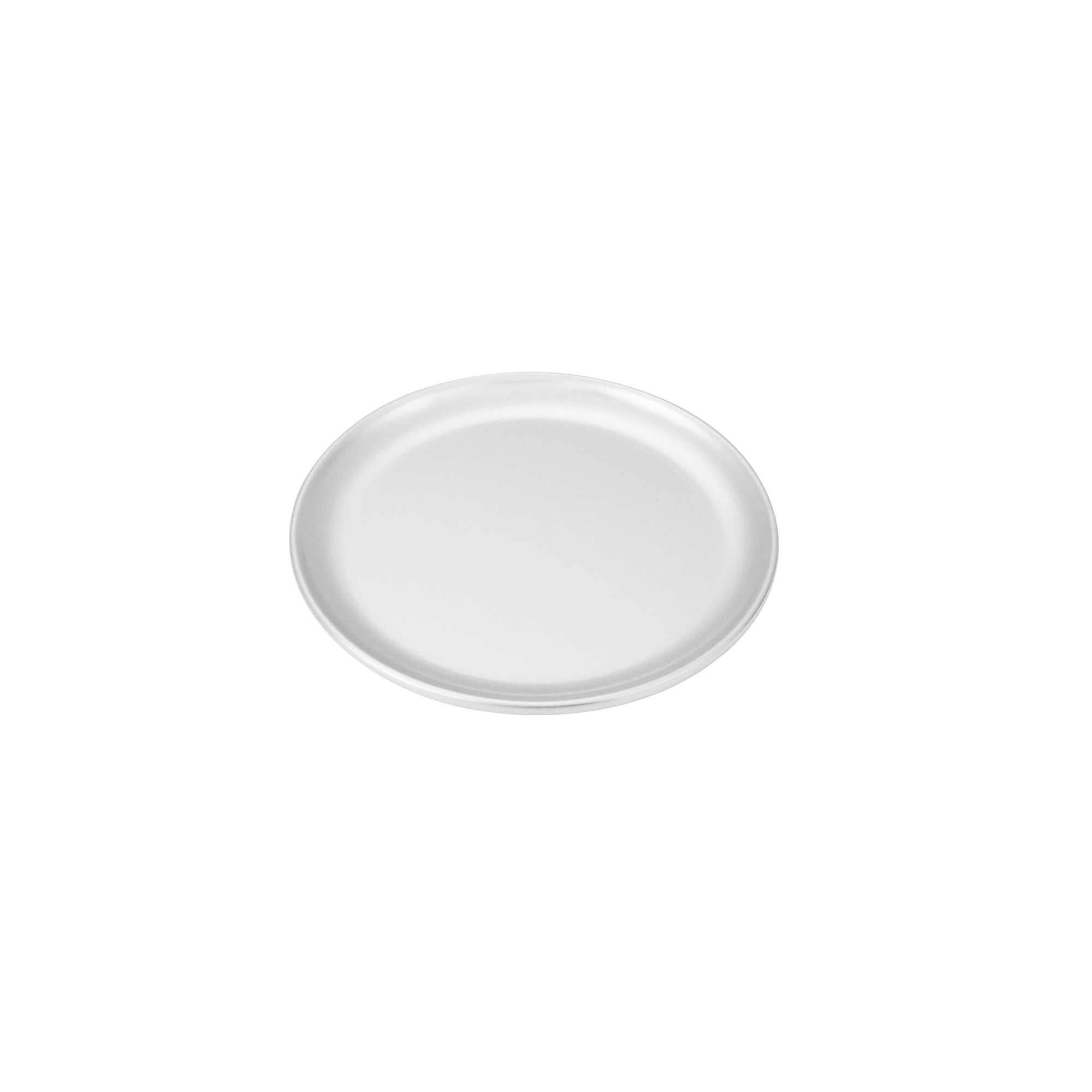 Pizzaly Aluminum Coupe Pizza Pan - 7" x 7" - 1 count box