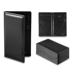 Chef 101 Black Vinyl Guest Check Presenter / Server Book - 5