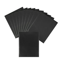 Chef 101 Black Vinyl Menu Board - Single Panel, 1-View - 8 1/2