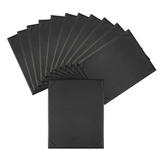 Chef 101 Black Vinyl Menu Board - Single Panel, 2-View - 8 1/2
