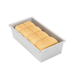 Pastry Tek 1.5 lb Glazed Aluminized Steel Bread Loaf Pan - 10 3/4