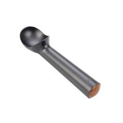 Scoop Haus 2 oz Black Aluminum #20 Ice Cream Scoop / Dipper - Defrost Handle - 7
