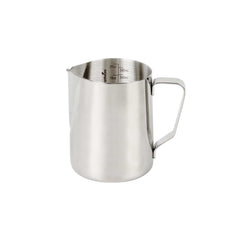 Restpresso 20 oz Silver Stainless Steel Frothing Pitcher - with Measuring Lines - 5