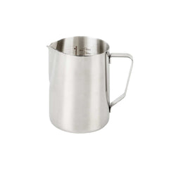 Restpresso 33 oz Silver Stainless Steel Frothing Pitcher - with Measuring Lines - 6