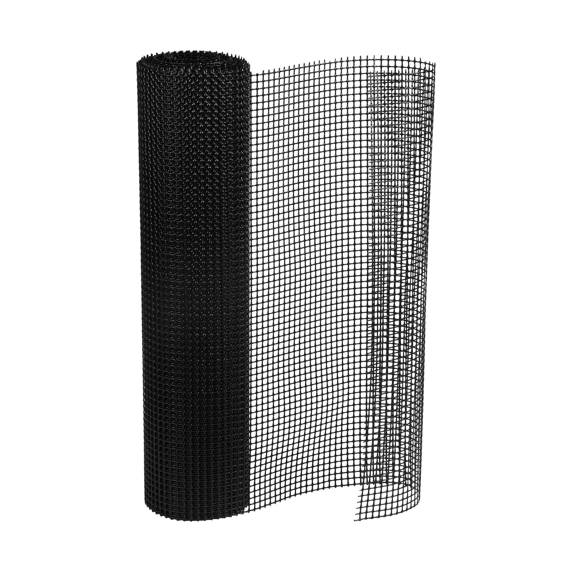 Chef 101 Black Plastic Mesh Shelf Liner - 2' x 40' - 1 count box