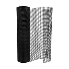 Chef 101 Black Plastic Mesh Shelf Liner - 2' x 40' - 6 count box