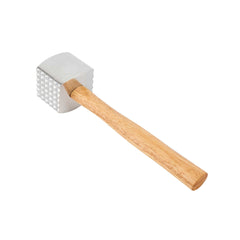 Met Lux Aluminum Meat Tenderizer - with Wood Handle - 12 1/2