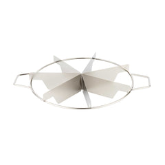 Pastry Tek Stainless Steel Pie Cutter - 7 Cut, For Up To 10