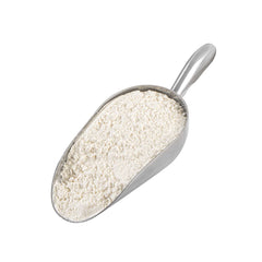 Met Lux 12 oz One-Piece Aluminum Scoop - Round Bottom - 8 1/2