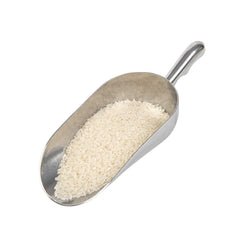 Met Lux 24 oz One-Piece Aluminum Scoop - Round Bottom - 10 1/2