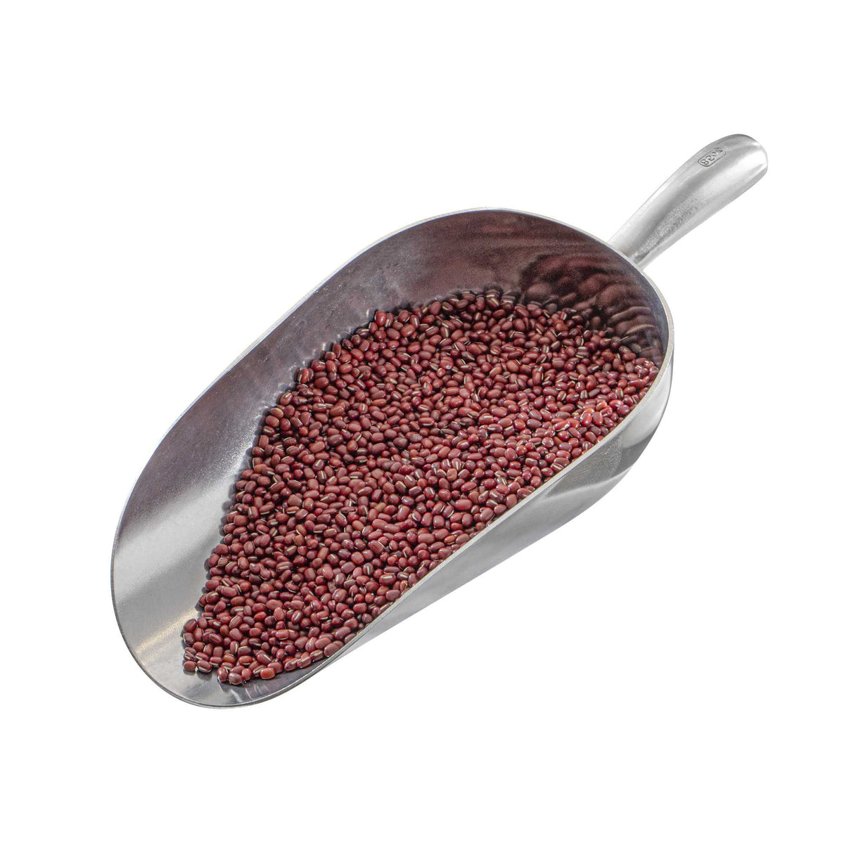 Met Lux 85 oz One-Piece Aluminum Scoop - Round Bottom - 16 1/2" x 6 1/2" x 3 3/4" - 1 count box