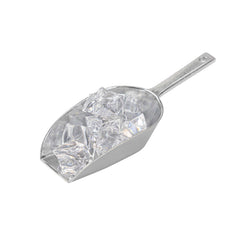 Met Lux 2 oz One-Piece Aluminum Scoop - Flat Bottom - 5