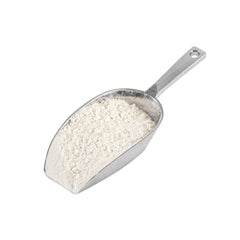 Met Lux 3 oz One-Piece Aluminum Scoop - Flat Bottom - 5 3/4