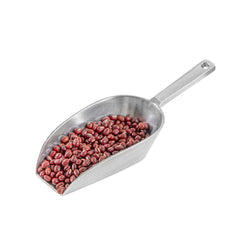 Met Lux 5 oz One-Piece Aluminum Scoop - Flat Bottom - 7