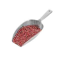 Met Lux 12 oz One-Piece Aluminum Scoop - Flat Bottom - 9 3/4