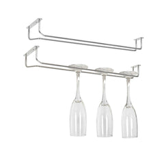 Chef 101 Chrome Plated Glass Hanger Rack - 15 3/4