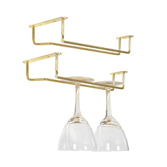 Chef 101 Brass Plated Glass Hanger Rack - 9 3/4