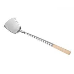 Motomori Stainless Steel Small Wok Spatula - with 12 3/4