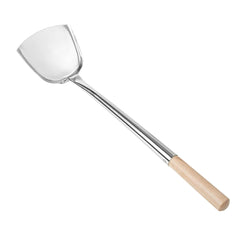 Motomori Stainless Steel Medium Wok Spatula - with 13 1/2