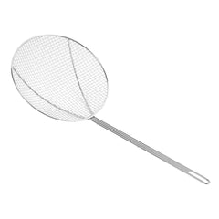 Motomori Round Coarse Mesh Nickel-Plated Steel Skimmer - 22 1/2