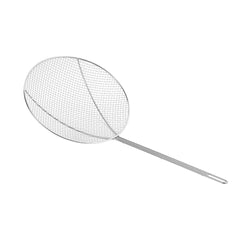 Motomori Round Coarse Mesh Nickel-Plated Steel Skimmer - 24 1/2