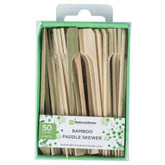 Pixy Natural Bamboo Paddle Pick - Retail Pack - 4
