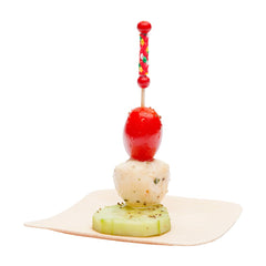 Pixy Red Bamboo Braided Pick - Retail Pack - 4