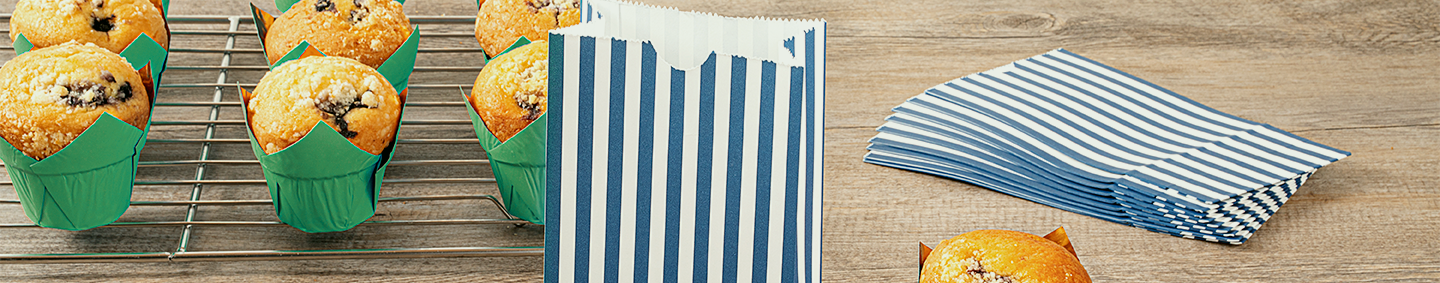 Blue Paper Bags